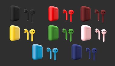 Хотите яркие разноцветные AirPods? Легко!