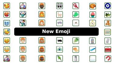 Список новых Emoji