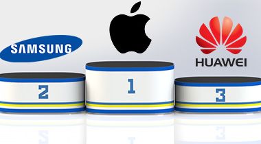 Компания Apple на первом месте по продаже смартфонов