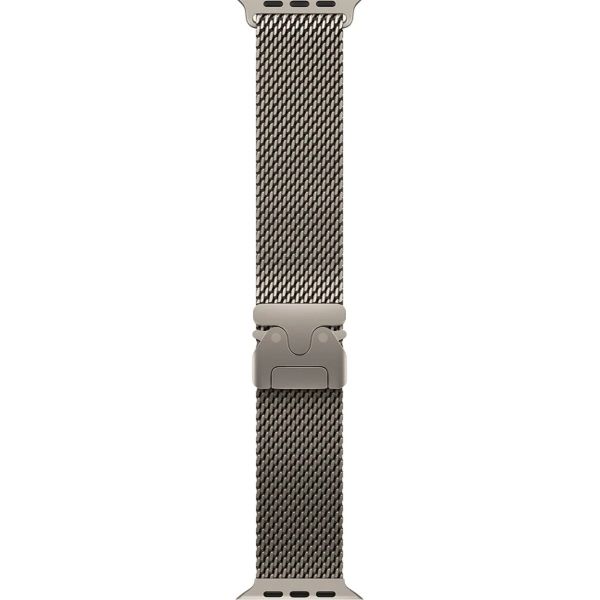 Apple Watch Ultra 3 LTE 49mm Natural Tit. Case w. Natural Tit. Milanese Loop - Medium (MEWY4)