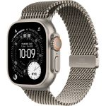 Apple Watch Ultra 3 LTE 49mm Natural Tit. Case w. Natural Tit. Milanese Loop - Large (MF0E4)