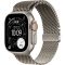 Apple Watch Ultra 3 LTE 49mm Natural Tit. Case w. Natural Tit. Milanese Loop - Medium (MEWY4)