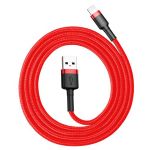 Кабель Baseus Cafule Lightning Cable 2.4A (1m) Red (CALKLF-B09)