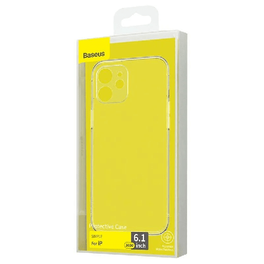 Чохол-накладка для iPhone 12 - Baseus Simple Camera Protection - Transparent