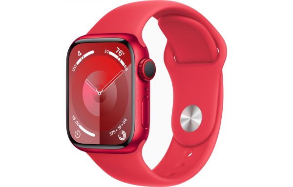Apple Watch Series 9 GPS + Cellular 45mm PRODUCT RED Alu. Case w. PRODUCT RED S. Band - S/M (MRYE3)