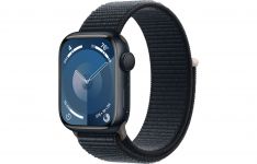 Apple Watch Series 9 GPS 41mm Midnight Aluminum Case with Midnight Sport Loop (MR8Y3)