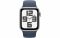 Apple Watch SE 2 40mm Silver Aluminum Case with Storm Blue Sport Band S/M (MRE13)