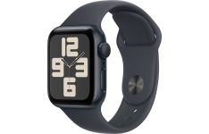Apple Watch SE 2 GPS 40mm Midnight Alu. Case w. Midnight Sport Band - S/M (MXE73)