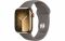Apple Watch Series 9 GPS + Cellular 45mm Gold S. Steel Case w. Clay Sport Band - S/M (MRMR3)