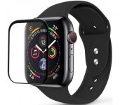 Защитное стекло для Apple Watch 40 mm - Full Glue Tempered Glass - Black GLASS_40