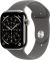 Apple Watch Series 11 GPS + Cellular 46mm Natural Tit. Case w. Stone Gray Sport Band - S/M (MFCW4)