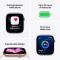 Apple Watch Series 11 GPS + Cellular 46mm Natural Tit. Case w. Stone Gray Sport Band - S/M (MFCW4)