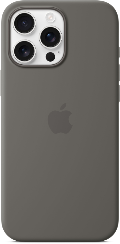 iPhone 16 Pro Max Silicone Case with MagSafe - Stone Gray (MYYV3)
