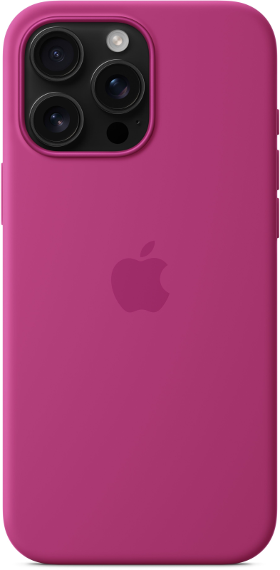 iPhone 16 Pro Max Silicone Case with MagSafe - Fuchsia (MYYX3)