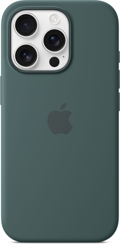 iPhone 16 Pro Silicone Case with MagSafe - Lake Green (MYYR3)