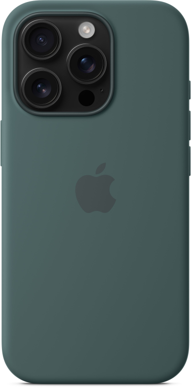 iPhone 16 Pro Silicone Case with MagSafe - Lake Green (MYYR3)