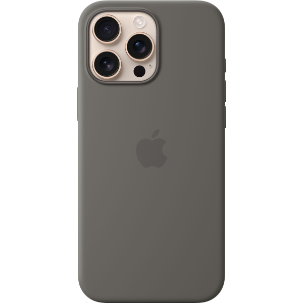 iPhone 16 Pro Max Silicone Case with MagSafe - Stone Gray (MYYV3)