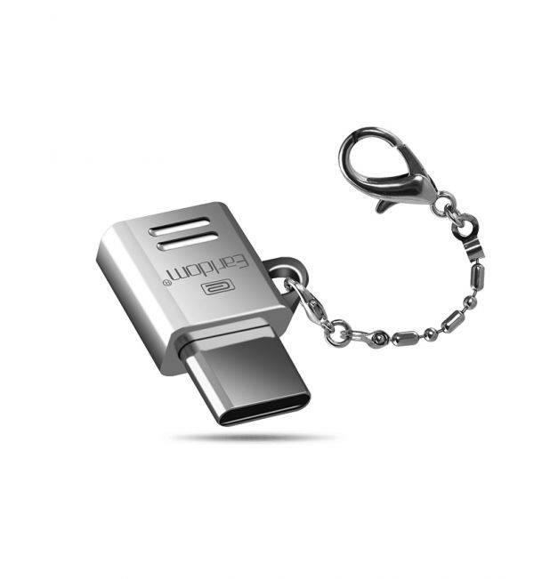 Адаптер Earldom USB Female To Type-C Male Adapter Converter Silver (ET-OT06S)