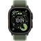 Apple Watch Ultra 3 LTE 49mm Black Tit. Case w. Green/Neon Trail Loop - M/L (MG9P4)