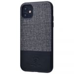 Чехол-накладка для iPhone 11 - Polo Virtuoso (Textile+TPU) - Black