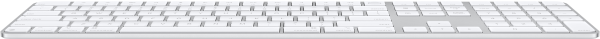 Magic Keyboard with Touch ID and Numeric Keypad for Mac with Apple silicon USB-C White Keys (MXK73)
