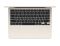 MacBook Air 13,6" M3 8/256GB Starlight (MRXT3) 2024