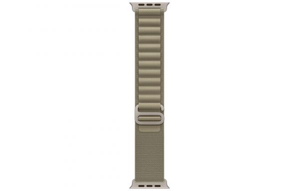 Apple Watch Ultra 2 GPS + Cellular 49mm Titanium Case with Olive Alpine Loop - Medium (MREY3/MRFJ3)