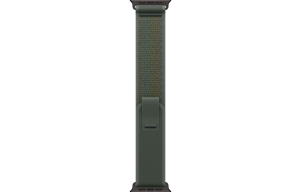 Apple Watch Ultra 2 LTE 49mm Black Titanium Case with Green Trail Loop - S/M (MYQ33)