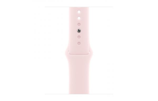 Apple Watch Series 9 GPS 41mm Pink Aluminum Case w. Light Pink Sport Band - M/L (MR943)