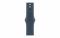Apple Watch SE 2 40mm Silver Aluminum Case with Storm Blue Sport Band S/M (MRE13)