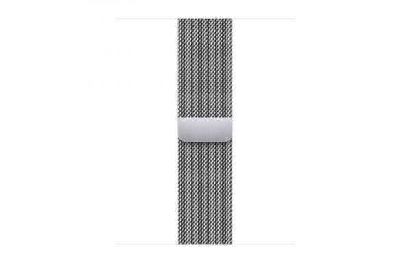 Apple Watch Series 9 GPS + Cellular 41mm Silver S. Steel Case w. Silver Milanese Loop (MRJ43)