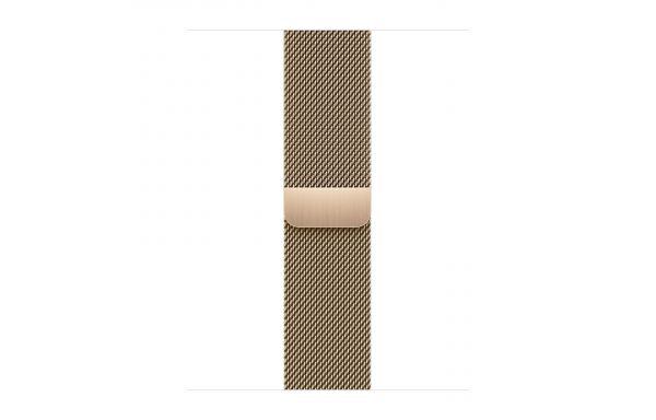Apple Watch Series 9 GPS + Cellular 45mm Gold S. Steel Case w. Gold Milanese Loop (MRMU3)