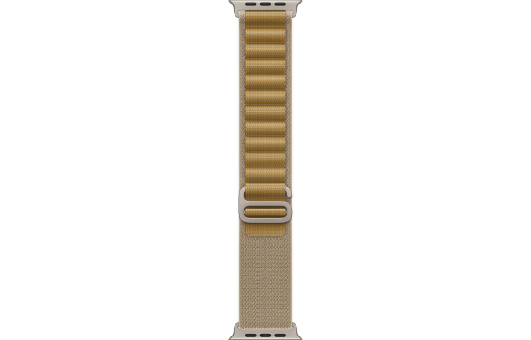Apple Watch Ultra 2 LTE 49mm Natural Titanium Case with Tan Alpine Loop - Large (MX4H3)