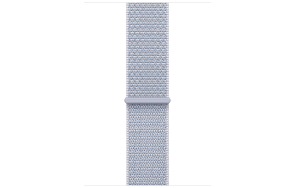 Apple Watch Series 10 GPS 46mm Silver Aluminum Case w. Blue Cloud Sport Loop (MWWN3)