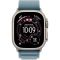 Apple Watch Ultra 3 LTE 49mm Natural Tit. Case w. Light Blue Alpine Loop - Medium (MEWM4)