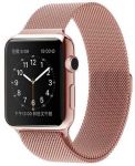 Ремешок Apple Watch 38/40mm Milanese Loop Band 316L Rose Gold OEM