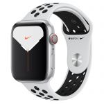 Apple Watch Nike Series 5 LTE 44mm Silver Aluminium w. Platinum/Black Nike Sport B. (MX392)