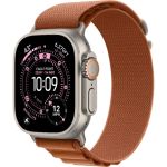 Apple Watch Ultra 3 LTE 49mm Natural Tit. Case w. Terra Cotta A. Loop - Large (MF1V4+MFTD4)
