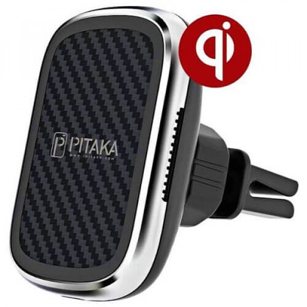 Автомобильный держатель Pitaka MagMount Qi Car Vent Black (CM3001Q)