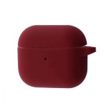 Чохол Silicone Case New for AirPods 4 (bordo)
