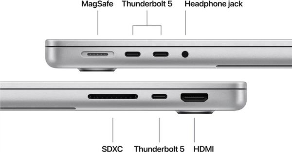 MacBook Pro 14" M5 Max 128Gb/2TB SSD/18 CPU/40 GPU Nano-Texture (Z1MK001S9) Silver