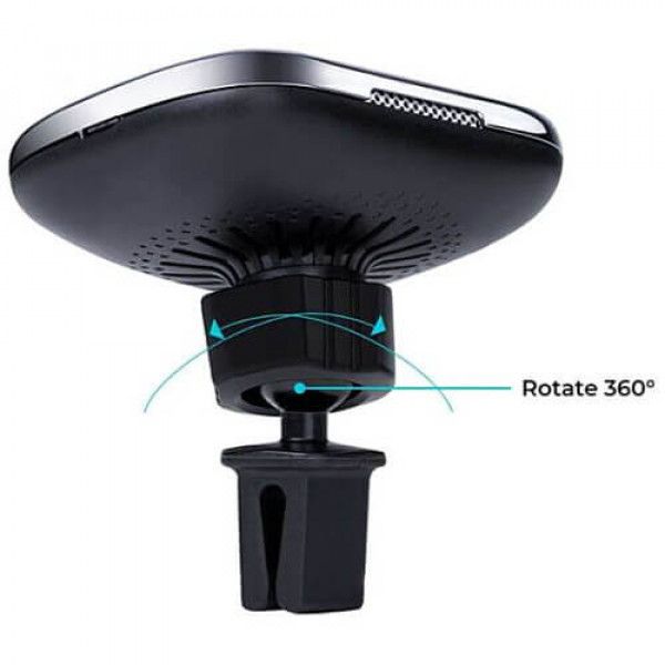 Автомобильный держатель Pitaka MagMount Qi Car Vent Black (CM3001Q)