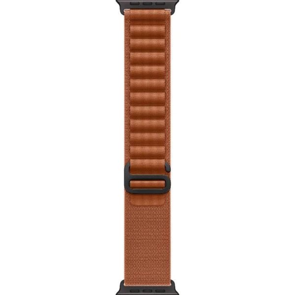 Apple Watch Ultra 3 LTE 49mm Black Tit. Case w. Terra Cotta Alpine Loop - Large (MF254+MG9F4)