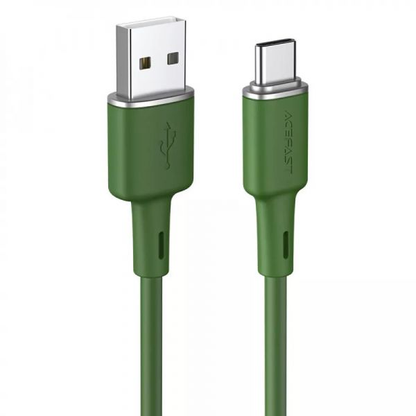 Кабель Acefast C2-04 Type-C 3.0A (1.2m) (green)
