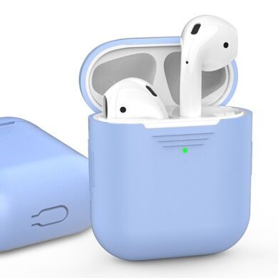 Чехол для Apple AirPods AHASTYLE Silicone Case for Apple AirPods - Sky Blue (AHA-01020-SBL)