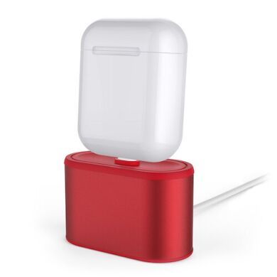 Алюминиевая подставка для AirPods AHASTYLE Aluminium Stand for Apple AirPods - Red (AHA-01080-RED)