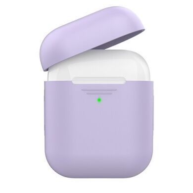 Чехол для Apple AirPods AHASTYLE Duo Silicone Case for Apple AirPods - Lavender (AHA-02020-LVR)