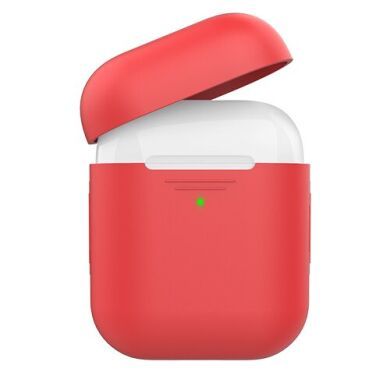 Чехол для Apple AirPods AHASTYLE Duo Silicone Case for Apple AirPods - Red (AHA-02020-RED)