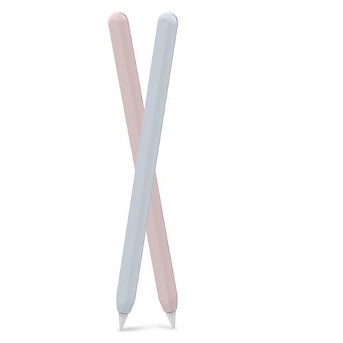 Чохол для Apple Pencil 2 - AHASTYLE Silicone Sleeves - 2 pack, Light Blue/Pink (AHA-01650-LNP)