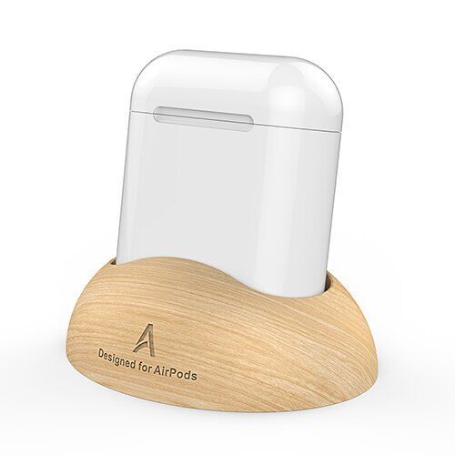 Деревянная подставка для Apple AirPods AHASTYLE Wooden Stand for Apple AirPods (AHA-01160-CLR)